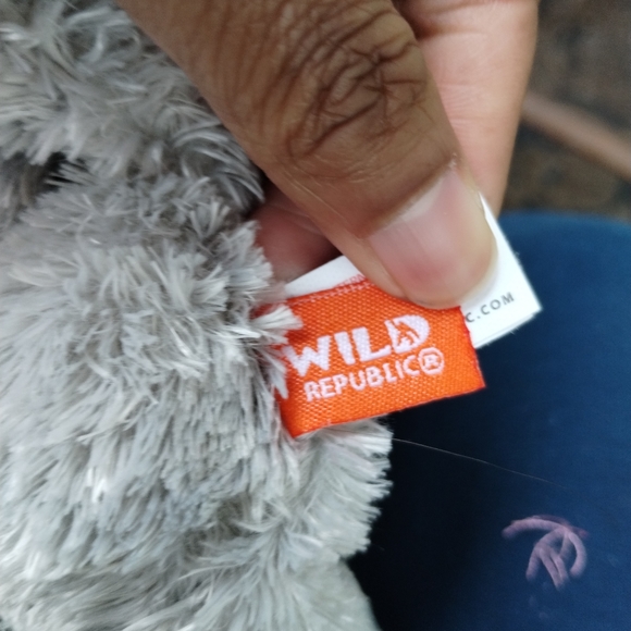 Wild Republic Grey Plush koala bear Wristlet Slap Bracelet 8in - Picture 14 of 15